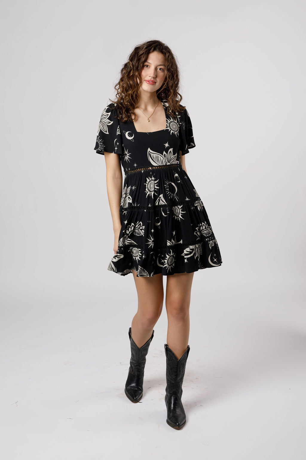 Remy Black Celestial Mini Dress Remy Black Celestial Mini Dress