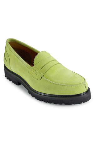 Alder Lime Suede Loafer