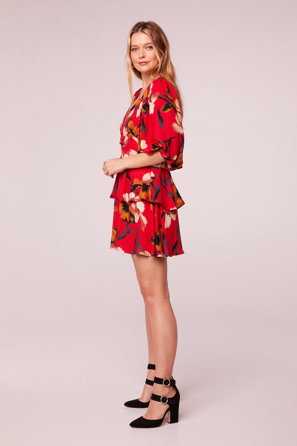 ワンピース andmary Dolly flare mini dress ANDMARY】Dolly flare mini dress