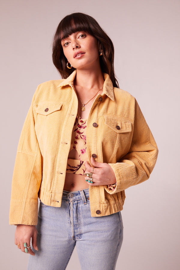 Other Side Sand Corduroy Jacket