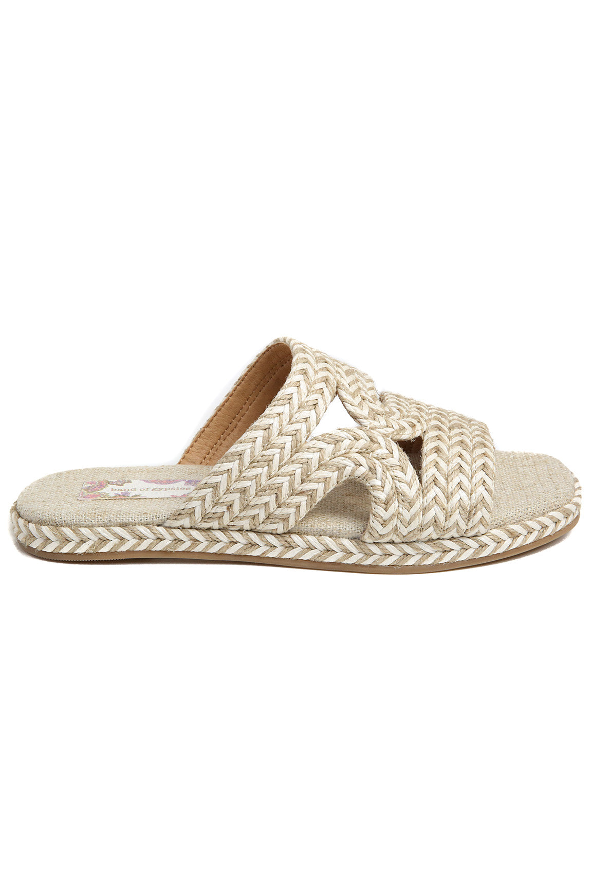 beckie woven slide sandal