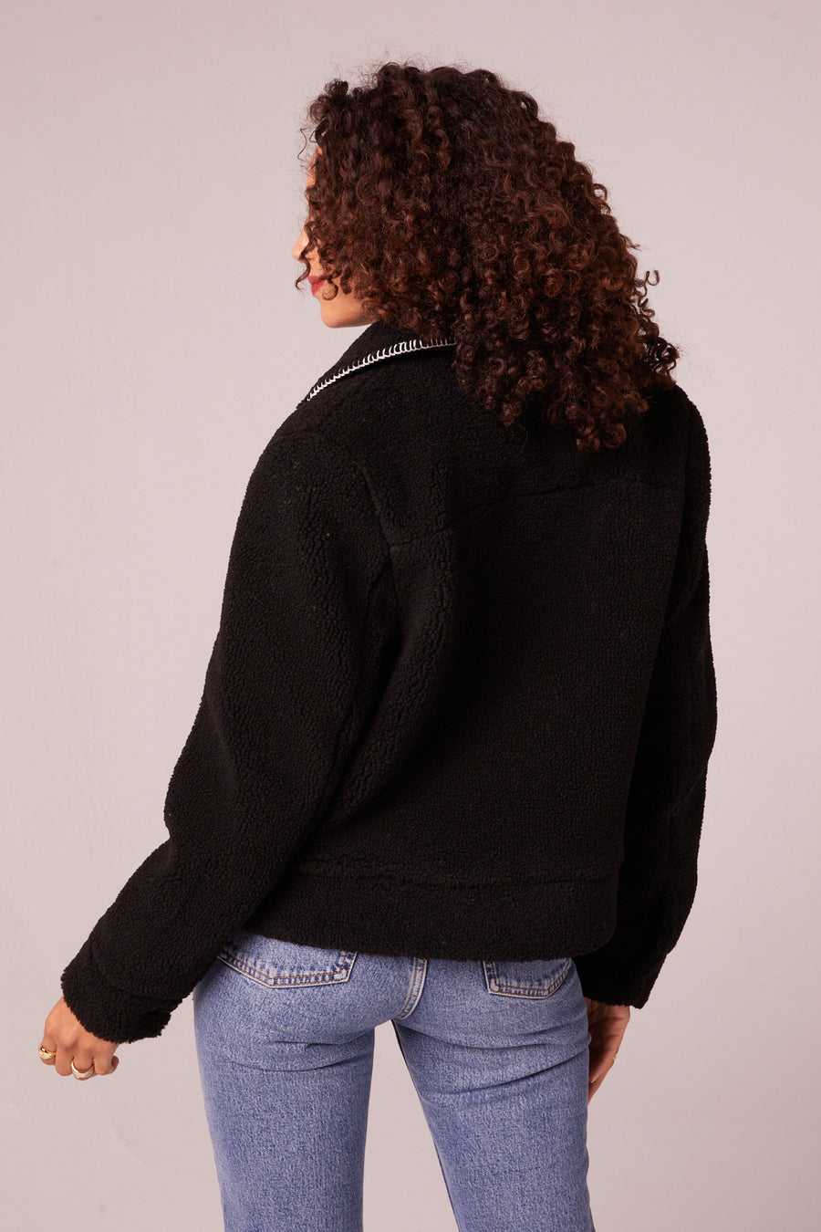Polaris Black Contrast Stitch Jacket Master