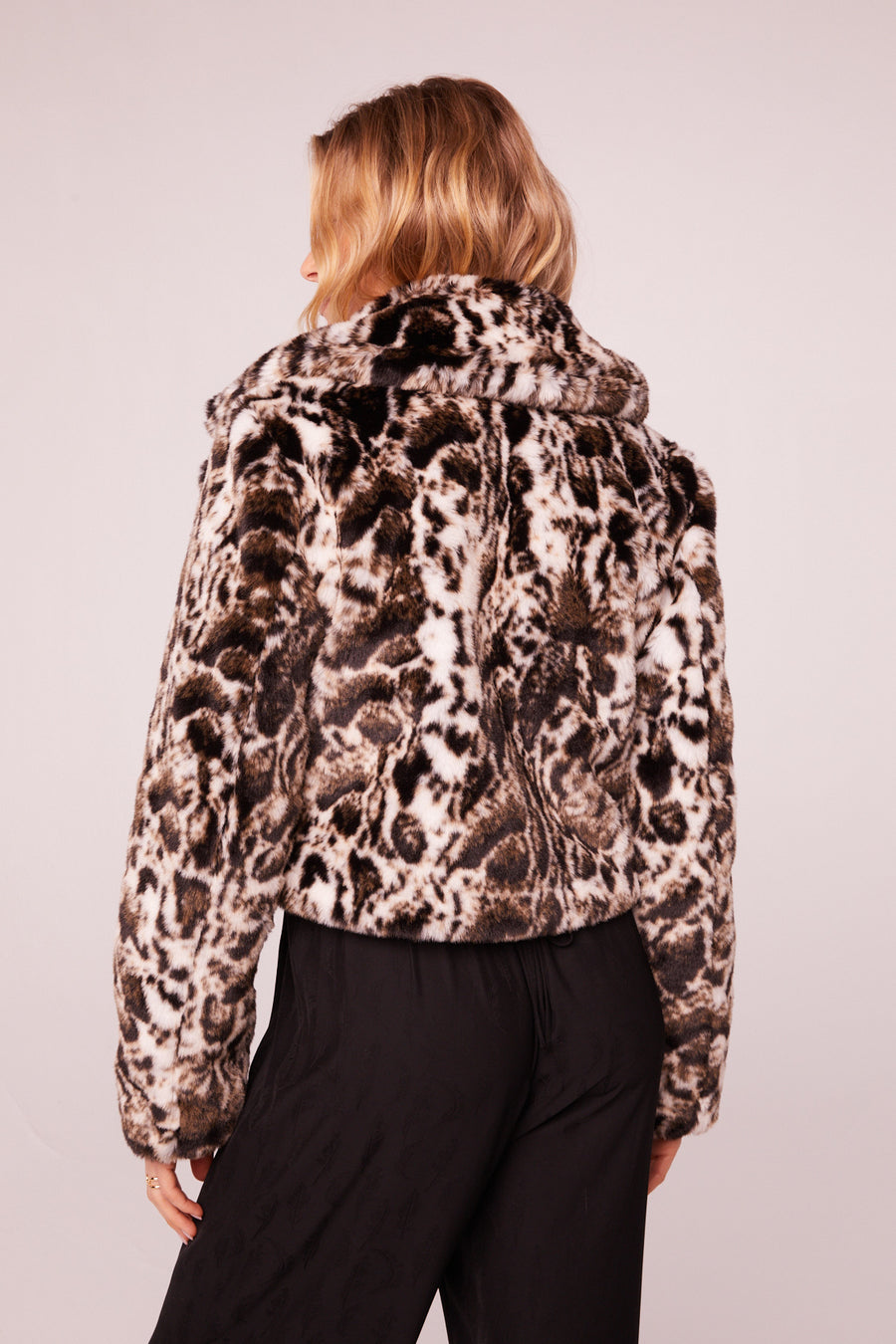Wildcat Animal Print Faux Fur Jacket